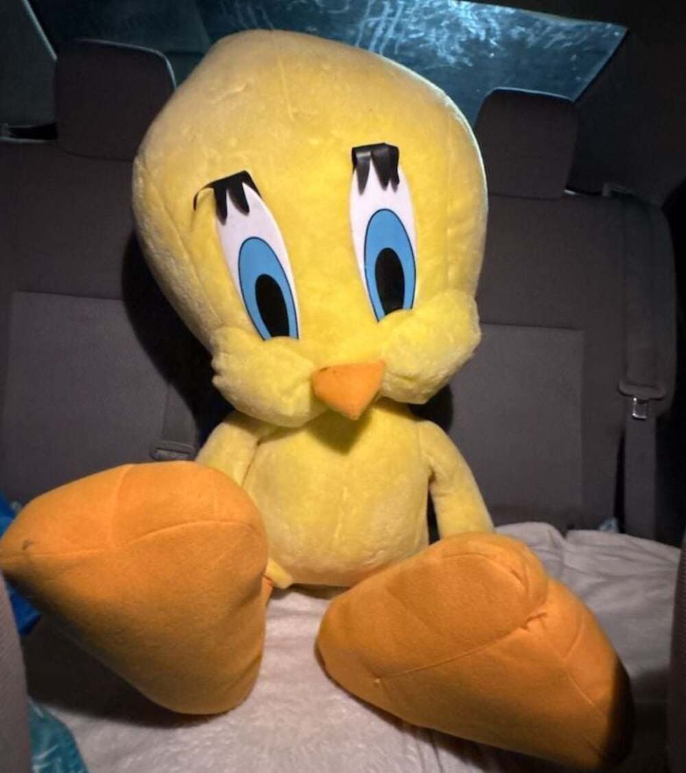 Vintage Looney Tunes Tweety Bird Large Plush Stuffed Animal
